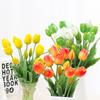 5pcs Silicone Tulip Artificial Flowers Real Touch Fake Flower Bouquet Wedding Decoration Flower for Home Garden Christmas Decor