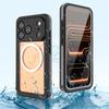 For iPhone 17 Pro Max / 17 Pro / 17 Waterproof IP68 Underwater Diving Swimming Shockproof Full Body sealed Shell Case