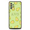 Cute Avocado Phone Case for Samsung Galaxy A55 A35 A17 A07 A15 A13 A25 A51 A71 A72 A73 A32 A52 A52S A41 5G Soft TPU Shell Fundas