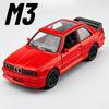 1:36 M3 Спортивный Автомобиль Модель Игрушка Сплавной Кузов Резиновые Шины Миниатюрные Автомобили Двери Открываются Оттяни и Поехали Модели Интерактивные Игрушки