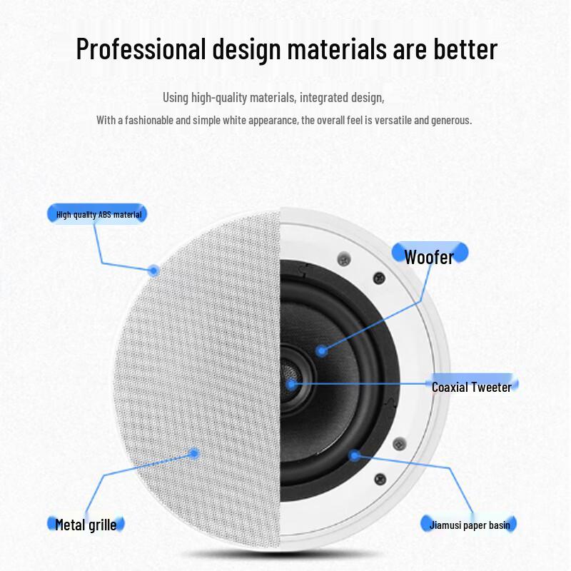 KASOOY Wireless Bluetooth Ceiling Speaker System