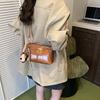 Simple Messenger Bag, New Women's Commuter Casual Fashion Trendy Portable Retro Shoulder Small Square Bag