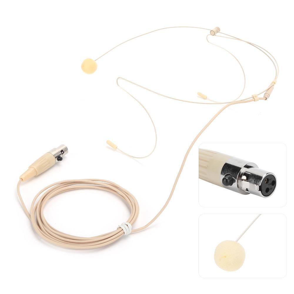 Mini XLR Connector 3 Pin Connector Headset Microphone Broadcasting