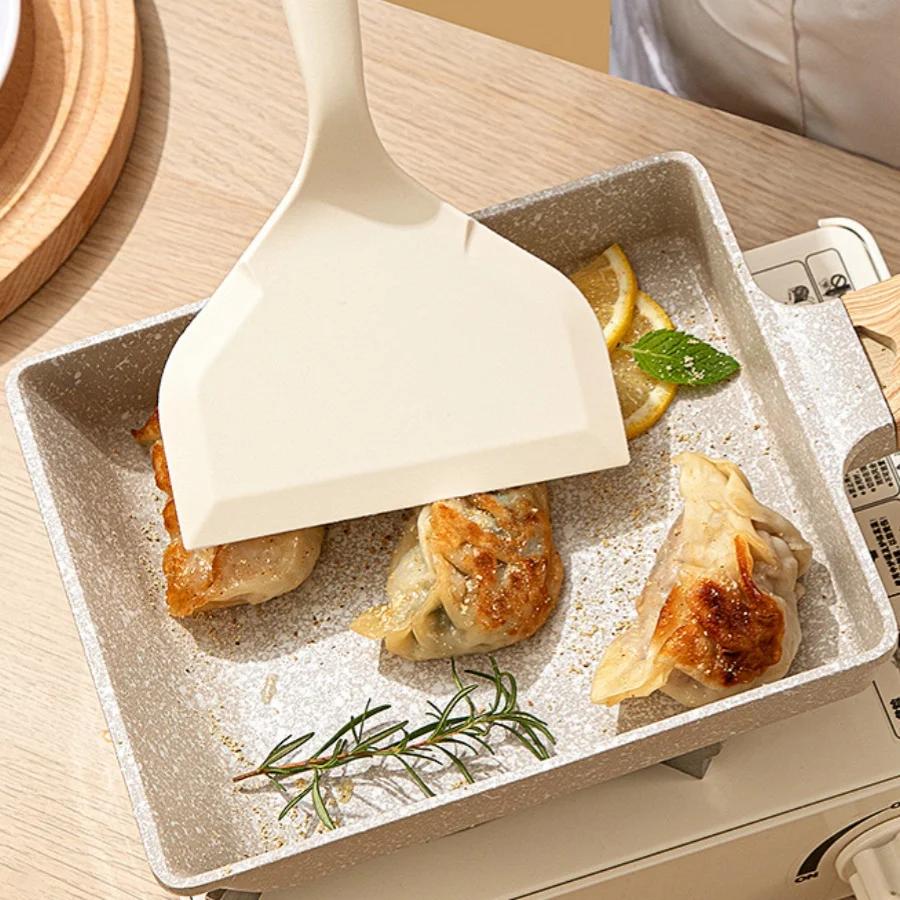 1 шт. Силиконовая лопатка для блинов, специальная кухонная утварь для сковороды с антипригарным покрытием, бытовая лопатка, термостойкая