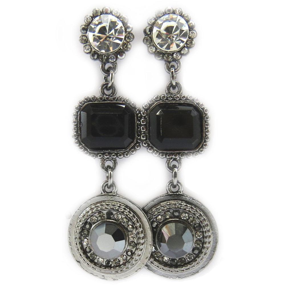 NOA [G8297] — Серые дизайнерские серьги «Сисси»
