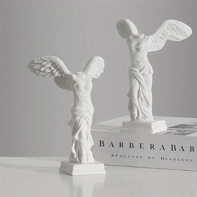 Статуя Богини Победы, европейское украшение с изображением ангела, домашнее украшение для дома, гостиной, офиса, рабочего стола