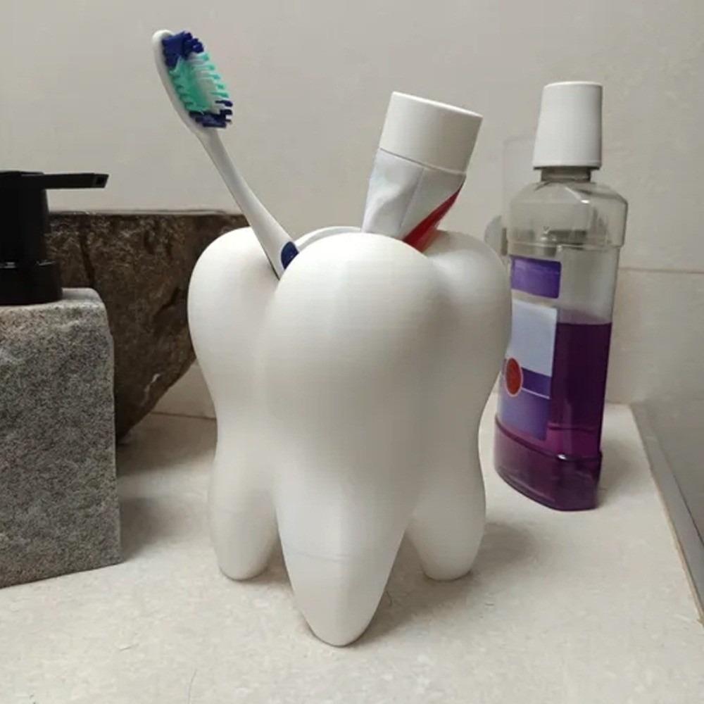 Creative 3D Printing Toothbrush Holder Multi-functional Toothbrush Rack  Gift for Dentist