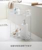 Yamazaki Jitsugyo (Yamazaki) Dispenser Stand 2 Tiers White Approx. W28 X D12.5 X H38cm MIST Bathroom Rack 2232