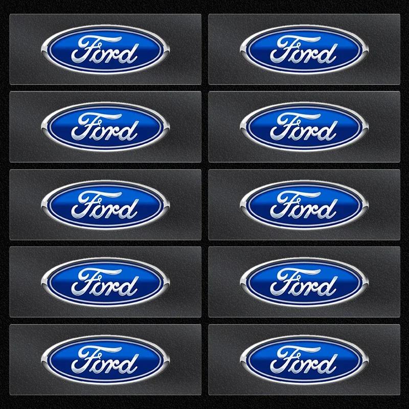 Focus Hot For Ford New Car Mini Logo Sticke Car Rear Tailgate Sticker Emblem For Ford B-Max cmax smax KA st line Galaxy Explorer