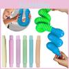Развлекательные Сделай сам Поп-трубки Телескопические Меха Сенсорные Игрушки для Детей и Взрослых