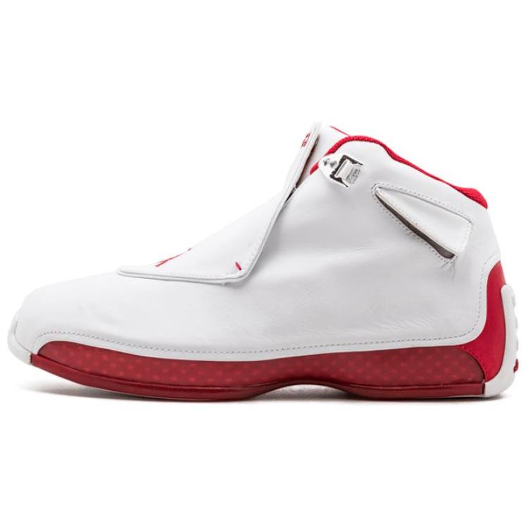 Jordan 18 OG Белый Красный Мужские 305869-161