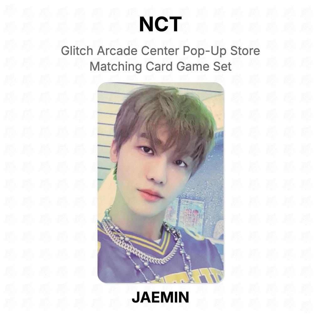 NCT Pop-up магазин Glitch Arcade Center Набор карточных игр для сопоставления Официальная фотокарточка