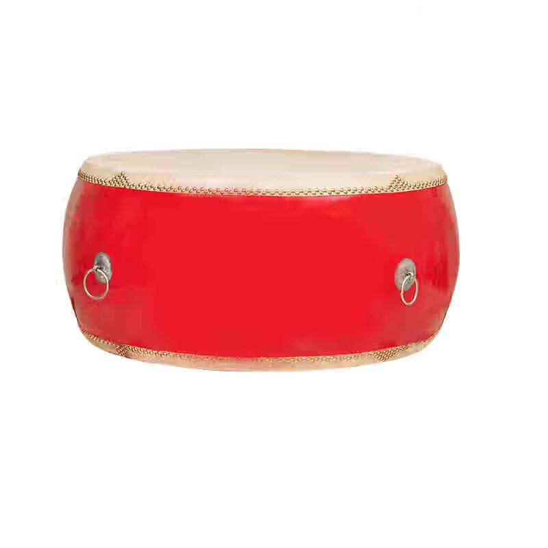 Traditional Red Battle Drum