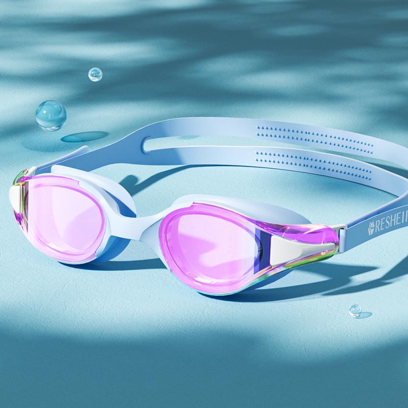 Унисекс Профессиональные очки для плавания для соревнований, Защита от запотевания и Водонепроницаемые очки для плавания для взрослых
