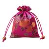 Floral Canvas Flower Handbag Chinese Style Jewelry Packing Bag Portable Festive Sugar Bag  Daily