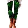 Женская ул.. Патрик Принт Эластичные Мягкие Леггинсы Повседневная Домашняя Одежда для Сна