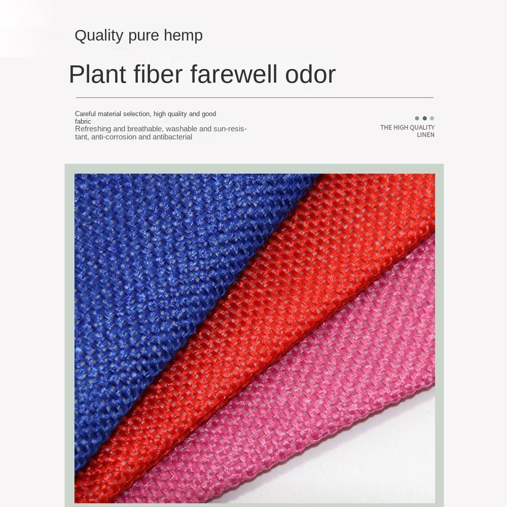 С шнурком Красочные льняные карманы на шнурке Многоцветная тканевая сумка для хранения