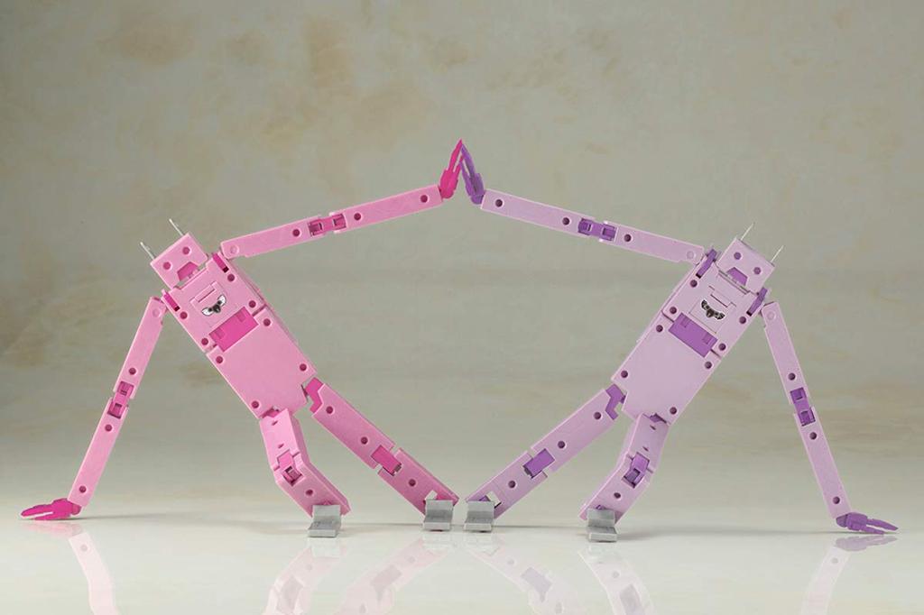 Frame Arms Girl MATERIA WHITE MATERIA BLACK Height 180mm NON Scale Plastic Model Charging-kun & Ver.