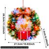 2025 Christmas Luminous Door Hanging Decorations Christmas Home Diy Decorations Scene Layout Decorations
