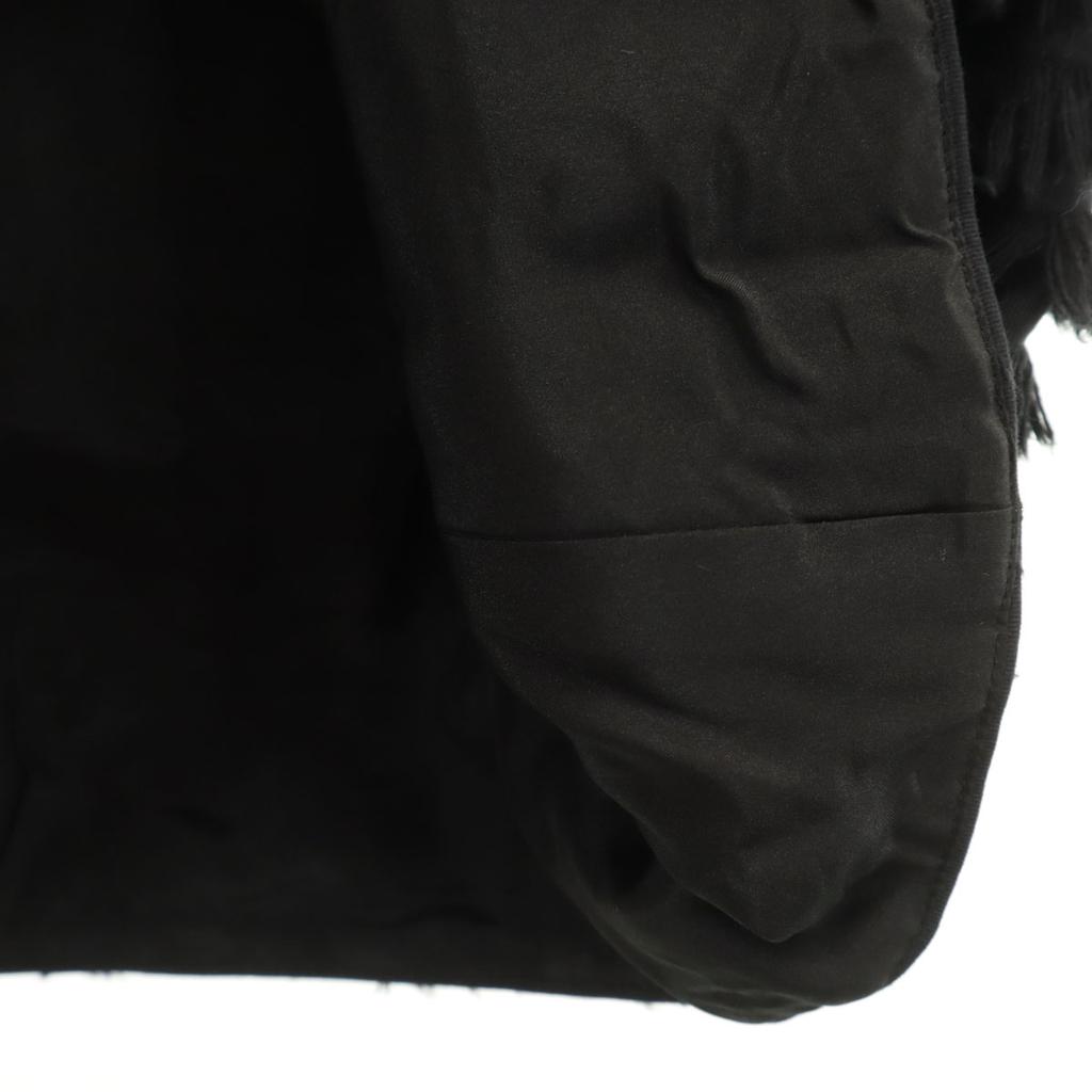 Drawer made in Japan Midi length Fringe Trapezoid skirt 36 black Women Used