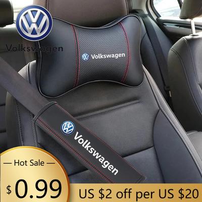 Для АВТОМОБИЛЯ VOLKSWAGEN VW Подушка для подголовника и шеи Накладки на ремень безопасности Аксессуары для автопутешествий Для Volkswagen VW Polo 6R 6N 6N2 6C 9