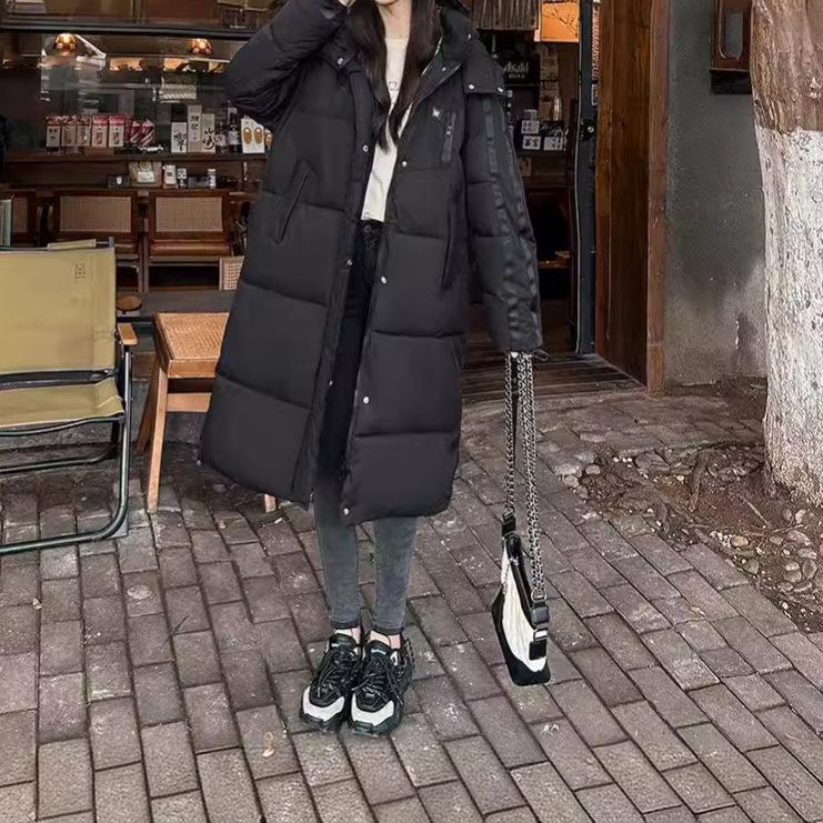 European and American style counter women's clothing winter new fashion trend design sense color matching thickened warm cotton jacket