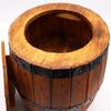 Beer Barrel Stool & Parasol Stand – Natural Wood 38 x 32 cm