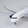 47см 1/80 Масштаб A320 NEO Air Bhutan Drukair Сувенирная Модель Самолета Литой Смоляной Самолет С Световой Декорацией