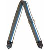 Spice Note ES-C5022/HWL Grey Guitar Strap, Blue/White