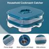 Ловушка для тараканов, прозрачная крышка, широкий вход, пористая конструкция, универсальная приманка на 360 градусов, ящик для ловли тараканов, кухонные принадлежности