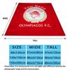 Custom Olympiacos F.C Blanket, High quality Comfortable for All Seasons, Home Decor, Warmth and Comfort