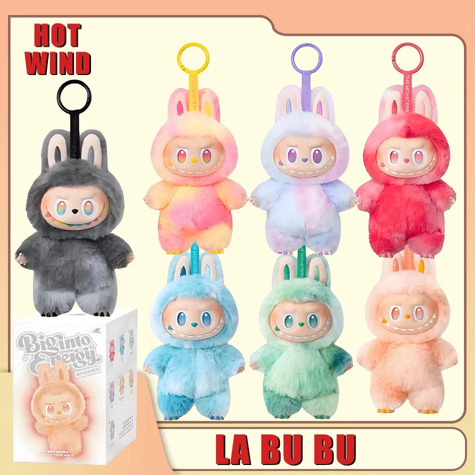 New Labubu V3 The Monsters Big Into Energy Series Vinyl Face Doll Anime Action Figures Lovely Labubu Pendant Surprise Gift