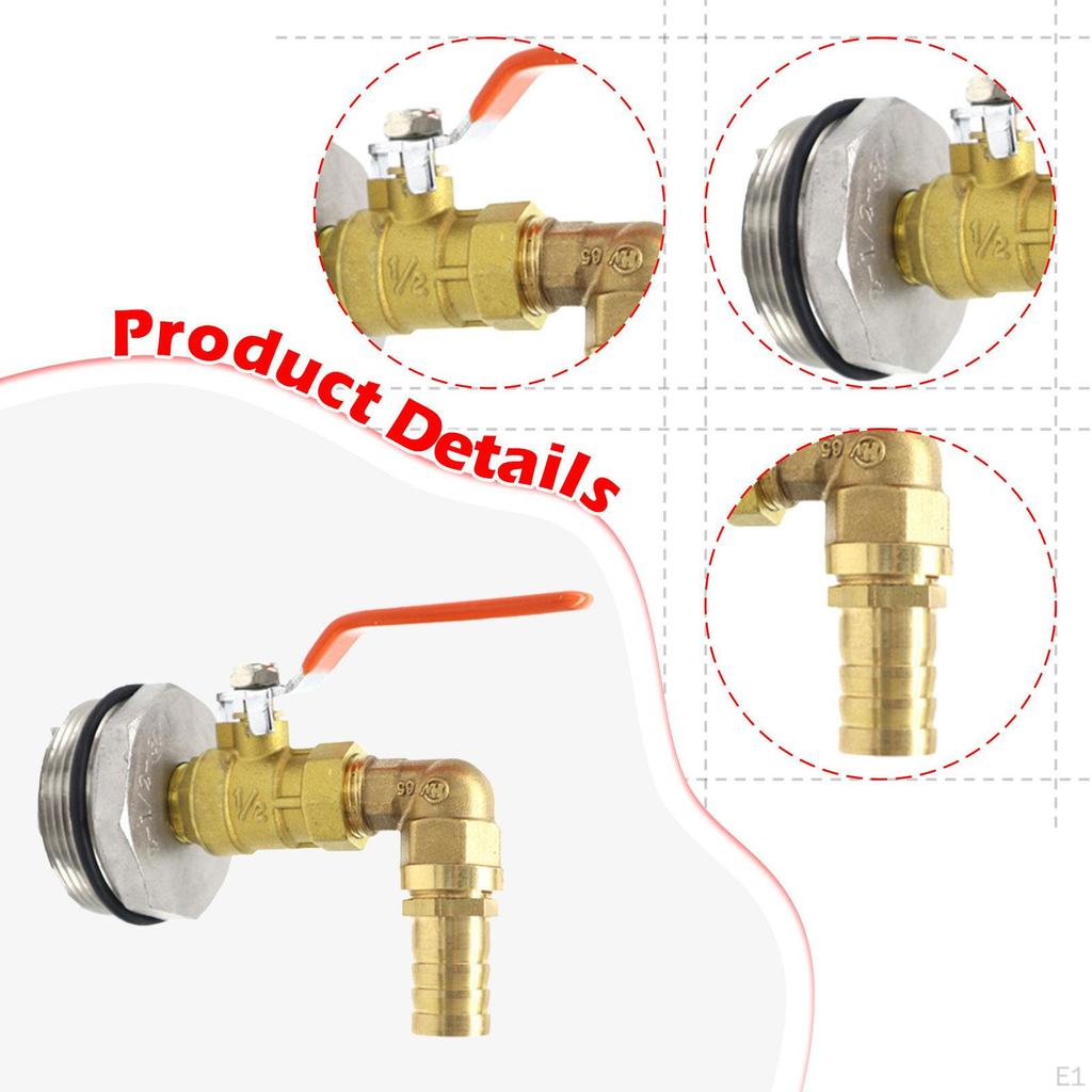 Адаптер для бочкового крана Бочка для 55 галлонов 2-дюймовая резьба Широкое горло Клапан-дозатор