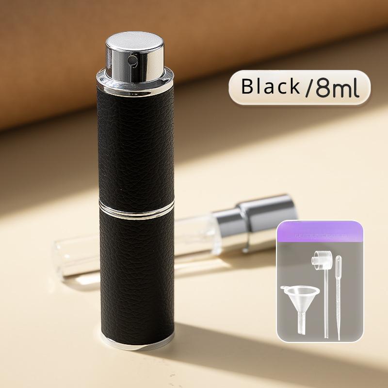 8 мл многоразовые флаконы для духов, распылители, кожаные мини-контейнеры для косметики, контейнер для жидкости ротационного пресса