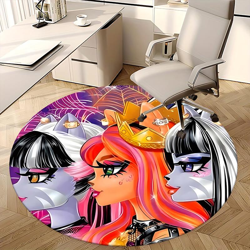 Princess Crown,Fantasy Characters Chair mat Round Rug Office carpet,Non slip, Suitable for Living Rooms, Bedrooms Decor1205003a