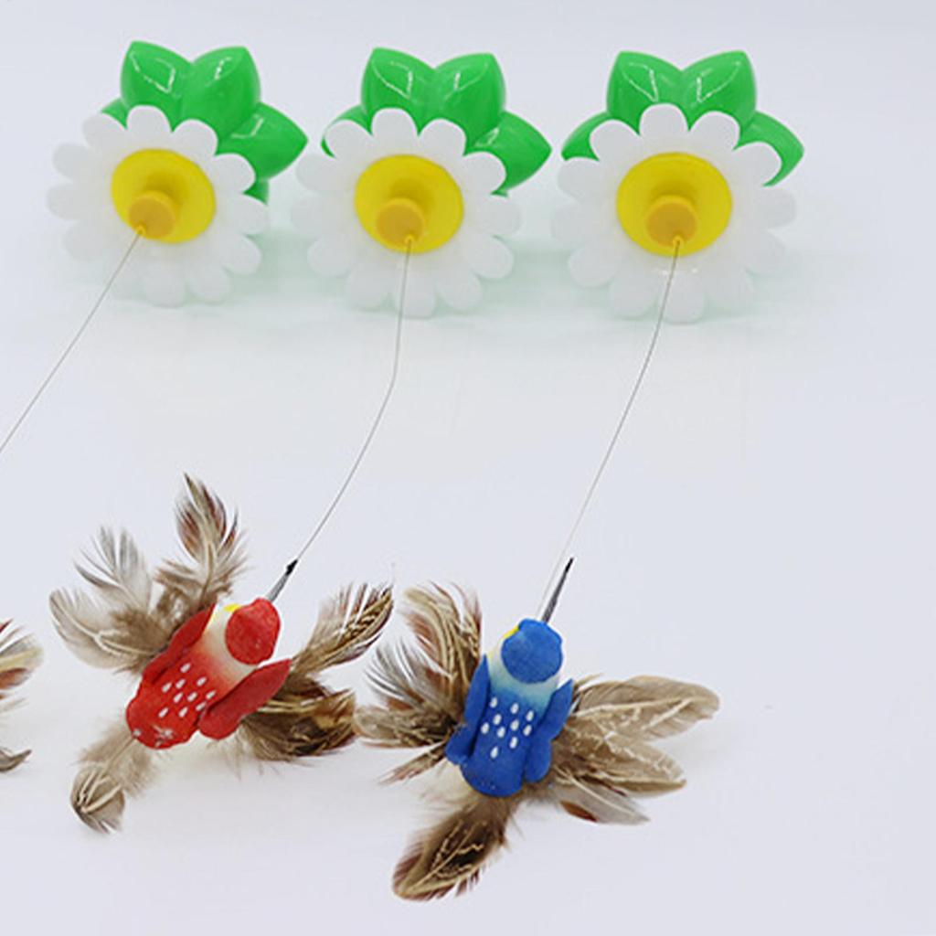 Cat Interactive Toys Smart Butterfly Bird Electric Teaser 360 Rotatable Teaser For Chasing Exercise Mental Stimulation Hunting