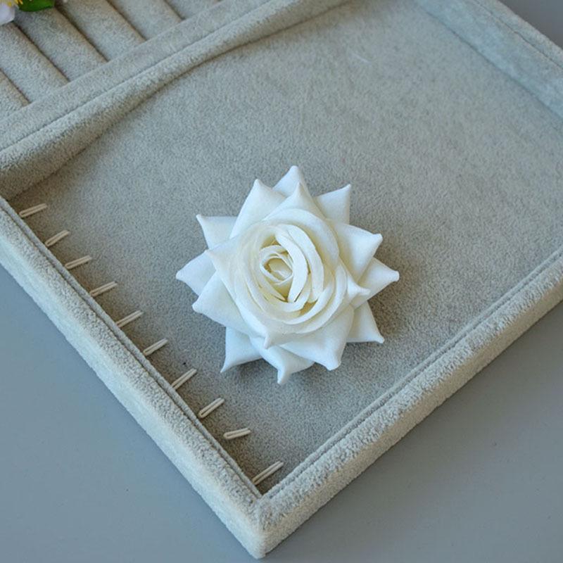 Винтажная красная роза заколка для волос сбоку для танцевальных выступлений