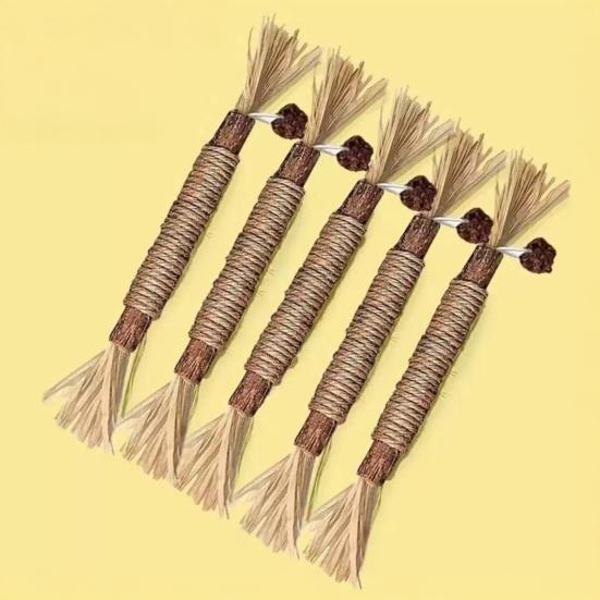 Кошки Палочки из серебряной лозы Натуральная серебряная лоза Игрушки-жевалки для кошек Дентальные палочки Улучшение пищеварения Устранение комков шерсти Лакомства для кошек Тренировка Игра