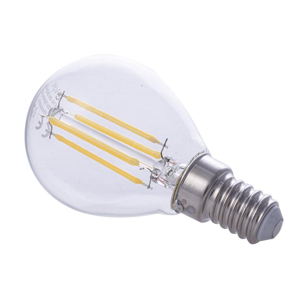 LED filament bulb E14 4W G45 neutral