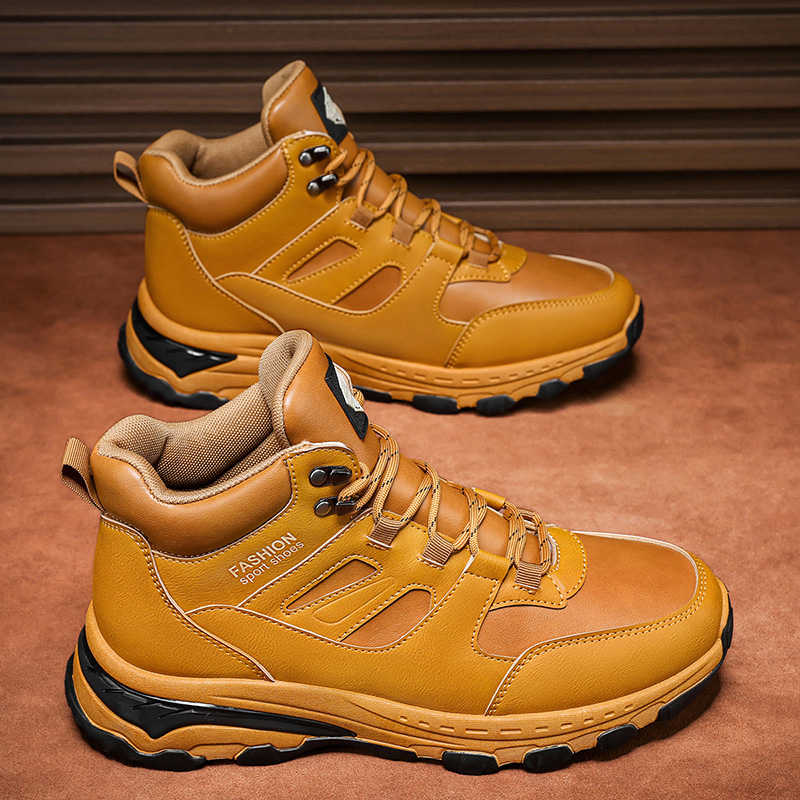 Thick Bottom Flatform Sneakers Without Heels Designer Boots Men Outdoor Men Boots Shoes Sport Entertainment Foot-wear Maker