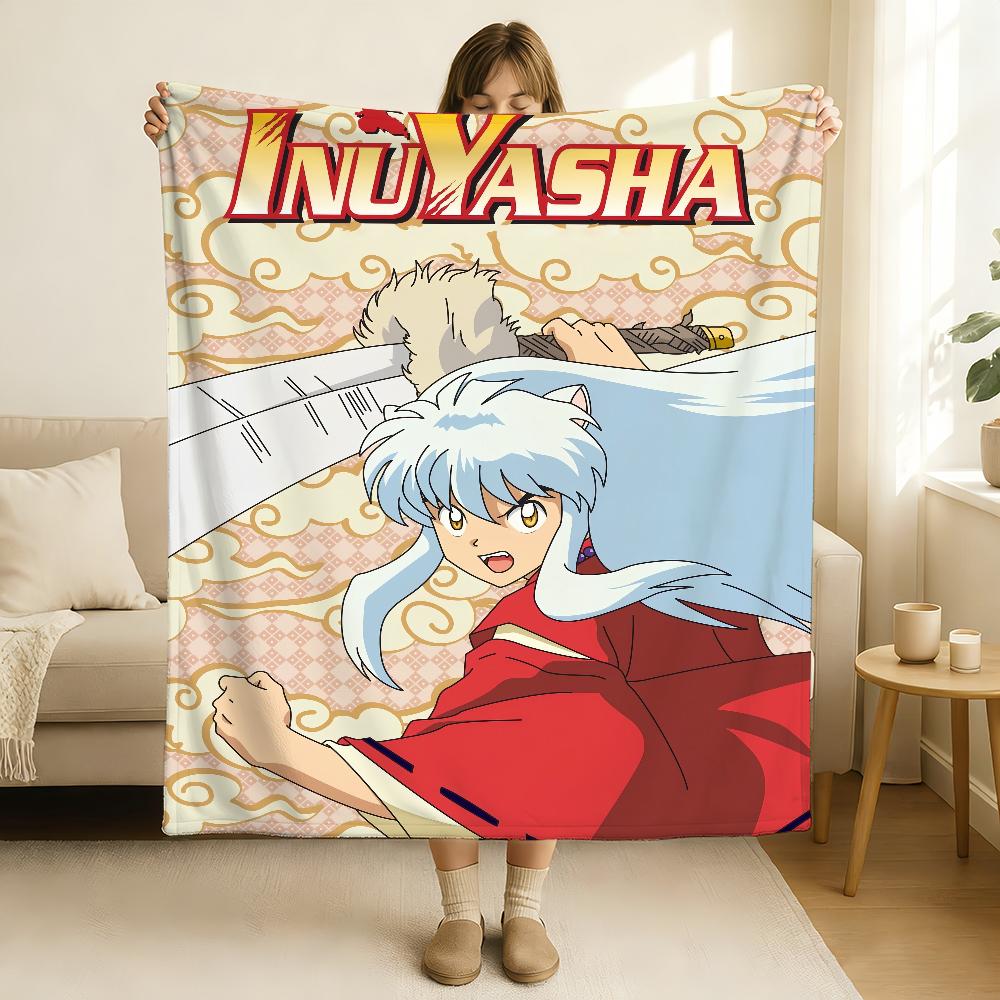 Anime Inuyasha Blanket Soft and Skin Friendly For Couch Bed Napping Bedspread All Seasons Comforter