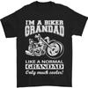 Футболка унисекс Biker Grandad Мотоцикл День бабушки и дедушки