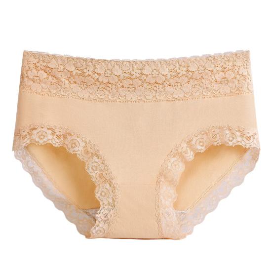 Интимные женские трусики, высокая эластичность, повседневная одежда, удобные кружевные трусики со средней талией, женская одежда