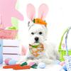 Easter Pet Party Decoration Set, Dog  Towel,  Headband Decoration Prop Set