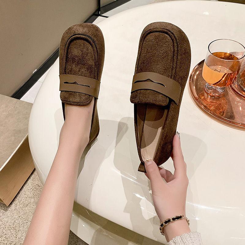 Весенне-осенние ретро лоферы с круглым носком для офиса для женщин, дешевая распродажа, стильные 39, быстрая доставка, женские слипоны