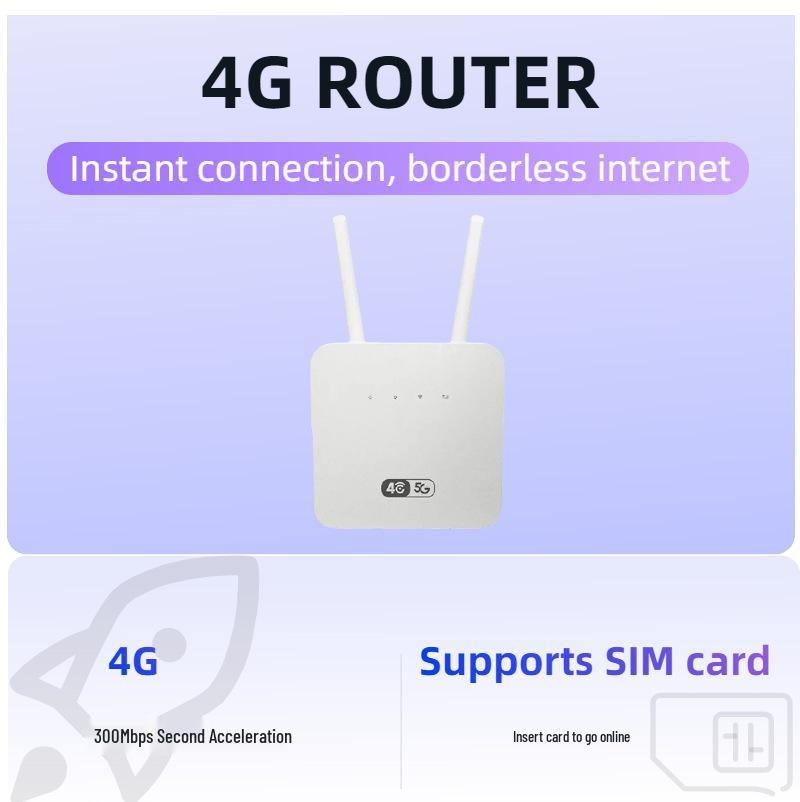 4G LTE CP116 Home Wall-Penetrating WiFi Router with SIM Slot