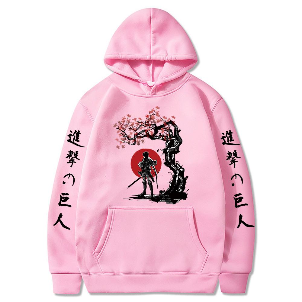 Японский аниме Attack on Titan Levi Графический принт с капюшоном для мужчин и женщин с длинным рукавом Толстовка Повседневная уличная одежда Harajuku Мужская толстовка
