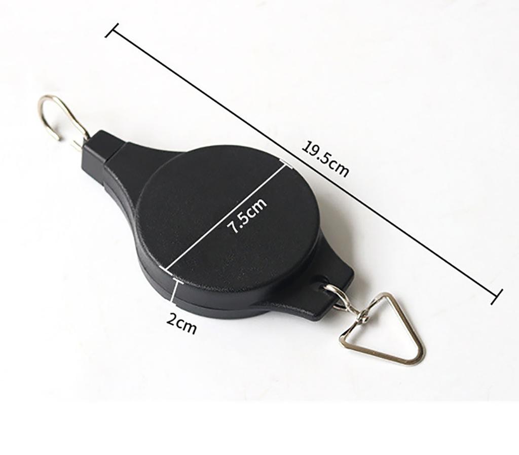 Plant Hanger, Retractable Pulleys, Max Load Capacity 22 LB Adjustable Hanging Flower Basket Hooks, Hanger For Garden Baskets Pots And Birds Feeder