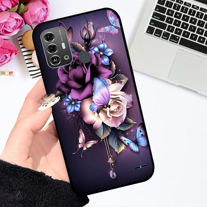 Чехлы Для ZTE Blade A53 Pro Милый Астронавт Модный Ударопрочный Мягкий Бампер Для ZTE Blade A53 Pro Coque Funda Цветочный Coque Оболочка