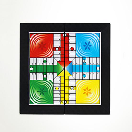 1 набор для 4 игроков, летающие шахматы, складная шахматная доска, 16 шахматных фигур, игральные кости, дорожная игра для детей, взрослых, семейного вечера, интерактивная классическая стратегическая игра